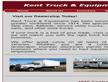 Tablet Screenshot of kenttruck.com